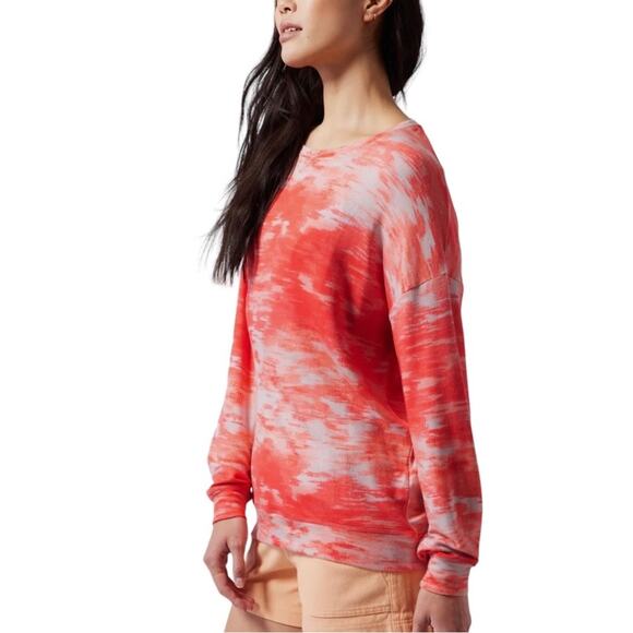 NWT  THE NORTH FACE Pullover Sweatshirt Coral Lightweight Women’s Size M - Picture 1 of 16